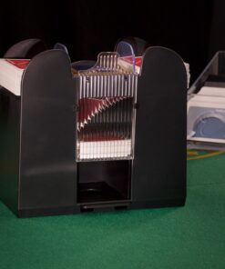 Automatic Card Shuffler - Battery-Operated 6-Deck Playing Card Dispenser - Game Night and Casino Accessories by Trademark Poker 4-6 Deck Card Shuffler 20 817GKEVD0eL