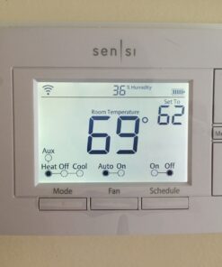 Emerson F61-2663 Wall Plate for Sensi Wi-Fi Programmable Thermostat, White 35 817GQC2W9OL