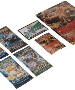 Pokemon Cards POK16CHAREXBX TCG: Charizard-EX Box Fire Blast Card Game, Multicolor Base 18 817HOodB 7L
