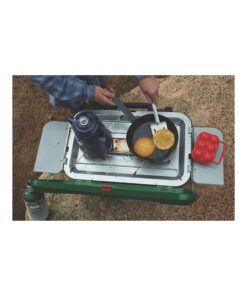 Coleman Classic 3-Burner Propane Camping Stove, Portable Camp Stove with 3 Adjustable Burners & Push-Button Instant Ignition, 28,000 BTUs for Camping, Tailgating, Grilling, BBQs, & More Green 30 817HZsgK L 3