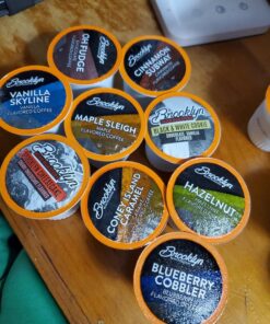 Two Rivers Coffee Flavored Coffee Pods Compatible with Keurig K Cup Brewers, Assorted Variety Pack Flavored Coffee, 40 Count Assorted Flavored Variety 40 Count (Pack of 1) 46 817JIPzeLXL