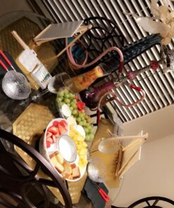 Electric Fondue Maker Deluxe Set w 4 Forks, Removable Serving Tray & Melting/Warming Setting - Great for Dipping Snacks Marshmallows Bread in Chocolate, Caramel, Cheese, Sauce - Appetizers & Desserts 32 817KRrLVhcL