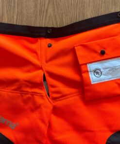 Husqvarna Technical Apron Wrap Chainsaw Chaps 36- to 38-Inch, Chainsaw Safety Equipment with 5 Layers, Adjustable Belt and Gear Pocket, Orange 36-38 In. Orange/Gray Tech. 28 817KbDC8A0L