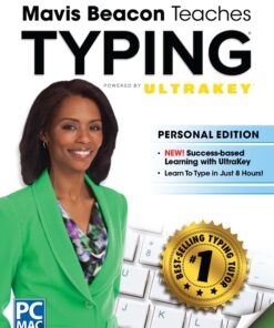 Mavis Beacon Teaches Typing Powered by UltraKey - Personal Edition PC/Mac Disc