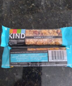 KIND Bars, Almond & Coconut, Healthy Snacks, Gluten Free, 12 Count 26 817MeE4VAL