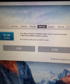 16GB kit (8GBx2), 204-pin SODIMM, DDR3 PC3-12800, 16GB Kit (8GBx2) 46 817Mg7yWl8L