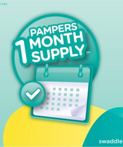 Pampers Swaddlers Disposable Baby Diapers, Size 4, One Month Supply, 164 Count 15 817MqhOZ4L