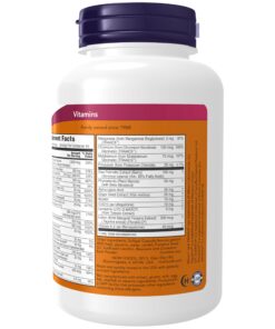 NOW Supplements, ADAM™ Men's Multivitamin with Saw Palmetto, Plant Sterols, Lycopene & CoQ10, 90 Softgels 90 Count (Pack of 1) 23 817OPgBShEL 1