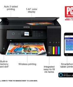Epson EcoTank ET-2750 Wireless Color All-in-One Cartridge-Free Supertank Printer with Scanner, Copier and Ethernet, Regular EcoTank ET-2750 - Renewed 30 817RdPiBs9L