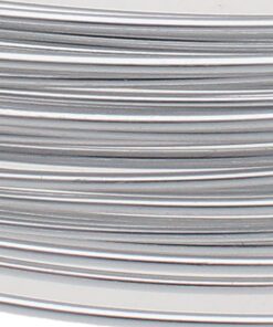 The Beadsmith Petite Aluminum Wire – 18 Gauge – 39 feet – Silver Color – Bendable Craft Wire Used to Jewelry Making, Wire Wrapping, Sculpting, Floral, Modeling and Other DIY Arts & Crafts 10 817Rj0U12L
