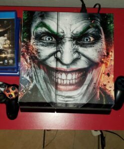Joker Stickers for PS4 Controller - Playstation 4 Controller Skin Decal for PS4 Accessories Dual Shock Playstation 4 Controller Joker Sticker - PS4 Console Skin Joker Stickers and Decals Vinyl Sticker PS 4 — Joker 40 817V8BB hNL
