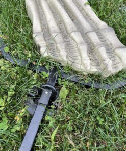 Eurmax USA 4-Pc Pack Spiral Stakes Heavy Duty Anchor Kit Ice Screw Anchor for Trampoline, Tents, tarps, Canopies,car Ports,Dog tie Out and etc Bonus Tie Down Straps 4-Pc Pack (Black) Black 29 817VhOQtUlL