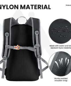Venture Pal 35L Ultralight Lightweight Packable Foldable Travel Camping Hiking Outdoor Sports Backpack Daypack A1.black 26 817XqB8x28L
