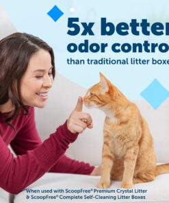 Alternative view of PetSafe Official ScoopFree Complete Reusable Tray - Includes 4.3 lb of Premium Blue Crystal Litter - Compatible with All ScoopFree Complete Automatic Self Cleaning Litter Box System