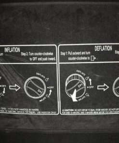 King Koil Luxury Air Mattress Queen with Built-in Pump for Home, 20” Queen Size Inflatable Airbed Luxury Double High Adjustable Blow Up Mattress, Durable - Portable and Waterproof, Black 20 Inch 59 817YQwk2y9L