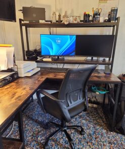 BestOffice Office Chair Ergonomic Cheap Desk Chair Mesh Computer Chair Lumbar Support Modern Executive Adjustable Stool Rolling Swivel Chair for Back Pain (Black) Black 36 817ZQShMAAL