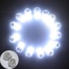Neo LOONS® 100pcs/lot 100 X White Round Led Flash Ball Lamp Balloon Light Long Standby time for Paper Lantern Balloon Light Party Wedding Decoration 27 817apMZ5F6L
