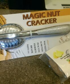 Magic Nutcracker Tool Works in Seconds. No Mess. Works on Walnuts, Almonds, Pecans, Hazelnuts. Great to Use As a Lemon Lime Squeezer. 55 817c3Gz22L