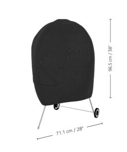 Alternative view of Amazon Basics Charcoal Kettle Grill Barbecue Cover, Black