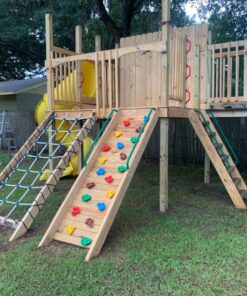 Safe Kidz Cargo Climbing Net, 100% Polyester Rope Ladder, 96" L x 30" W + Drill Bit & Instructions Regular 31 817eiiVfHwL