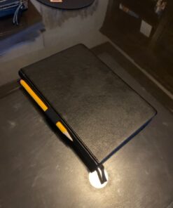 Ruled Notebook/Journal - Lined Journal for Writing, 5.75'' x 8.4'' Notebook Journal, 146 pages Faux Leather Notebook with Thick Paper, Waterproof Hardcover, Elastic Closure black 51 817hECCFE1L