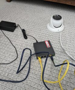 TP-Link TL-SG1005P, 5 Port Gigabit PoE Switch, 4 PoE+ Ports @65W, Desktop, Plug & Play, Sturdy Metal w/ Shielded Ports, Fanless, QoS & IGMP Snooping,black 5 Port w/ 4-Port PoE+ 28 817hLXyW2LL 1