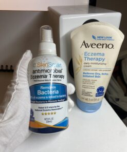 SkinSmart Antimicrobial Eczema Therapy with Hypochlorous Acid, Removes Bacteria so Skin Can Heal, for Adults, Kids and Seniors, 8 Ounce Clear Spray 8 Fl Oz (Pack of 1) 43 817kfoAW8BL