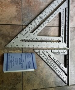 SWANSON Tool Co., Inc SW1201K Value Pack 7 inch Speed Square and Big 12 Speed Square (without layout bar) ships with Blue Book Speed Square 3 Piece Value Pack 36 817kp8IZoL