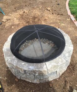 Sunnydaze 2mm Thick Steel Fire Pit Ring Insert - DIY Above or In-Ground Liner - 46-Inch Outer Diameter (30-Inch Inner Diameter) 30 Inch 39 817lvNXmAcL