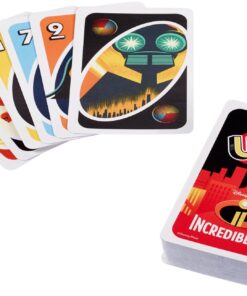Mattel Games UNO Disney and Pixar’s Incredibles 2 Card Game with 112 Cards and Instructions, Great Gift for Kids 7 Years and Older 9 817nwg18LnL