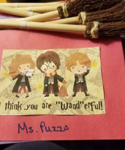 Witch Broom Pens for Halloween 24 Pack - Party Favors and Classroom Giveaways 27 817nzDE0iCL