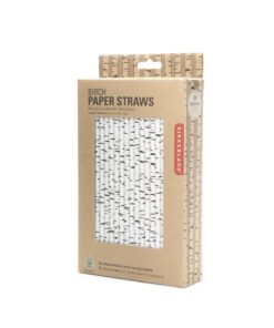 Kikkerland Biodegradable Paper Straws, Birch 18 817qF8mgvoL