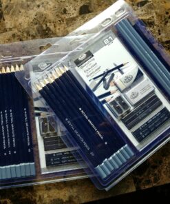 Royal & Langnickel RART-200 Essentials Sketching Pencil Set, 21-Piece Multicoloured 52 817r7f1oaQL 1