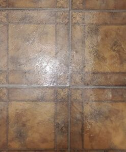 Nexus Self Adhesive 12-Inch Vinyl Floor Tiles, 20 Tiles - 12" x 12", Spanish Rose Pattern - Peel & Stick, DIY Flooring for Kitchen, Dining Room, Bedrooms & Bathrooms by Achim Home Decor 53 817s3hecmL