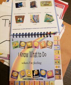 Thought-Spot I Know What to Do Feeling/Moods Flipbook: Different Moods/Emotions; Autism; ADHD; Helps Kids Identify Feelings and Make Positive Choices (Moods/Feelings Flipbook) Moods/Feelings Flipbook 40 817s8upLmL