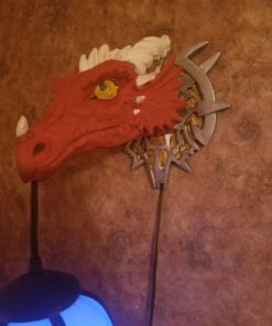 Design Toscano Marshgate Castle Dragon Electric Wall Sconce Light Fixture, Greystone 26 817sdh3vZfL