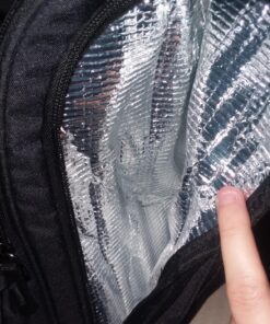 Mancro Diaper Bag Backpack, Multifunctional Dad Diaper Bag with 2 Side Insulated Pockets, Travel Water Resistant Baby Diaper Backpack for Men Women with Stroller Straps, Black 53 817seMdNoIL