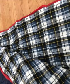 REDCAMP Cotton Flannel Sleeping Bag for Camping Backpacking, Adults Cold Weather Envelope Sleeping Bags with 2/3/4lbs Filling Blue with 2lbs filling 32 817tPOR2PzL