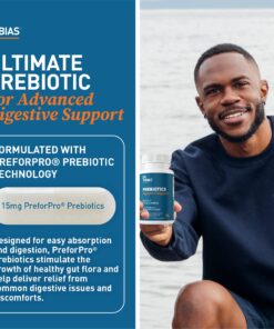 Dr. Tobias Prebiotics, Supports Digestion & Gut Health, Feed Good Probiotic Bacteria, Boost Gut Immune Function, Vegan & Non-GMO Gut Health Supplements for Men and Women, 30 Capsules, 30 Servings 30 Count (Pack of 1) 22 817vQXCOrfL 2