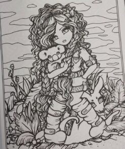 Mermaids, Fairies, & Other Girls of Whimsy Coloring Book: 50 Fan Favs 90 817vo85gB4L