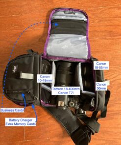 Altura Photo Camera Sling Bag DSLR - Camera Backpack for Canon, Nikon, Sony & GoPro Bag - Crossbody Camera Bag for Photographers - Camera Accessories 72 818 LiDNyL 1