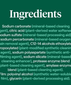 Seventh Generation Dishwasher Detergent Packs for Sparkling Dishes Free & Clear Dishwasher Tabs 45 Count, Pack of 2 (Packaging May Vary) Free and Clear 45 Count (Pack of 2) 32 8180kRAEdLL