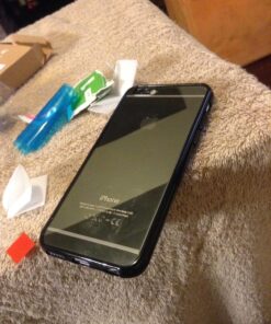 JETech Case for iPhone 6 and iPhone 6s, Shock-Absorption Bumper Cover, Anti-Scratch Clear Back (Black) black 48 81810JOK5L