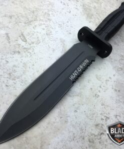 12" Tactical Bowie Survival Hunting Knife Military Dagger Fixed Blade w/ Sneath 7 8182XsDicQL