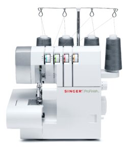 SINGER | ProFinish 14CG754 2-3-4 Thread Serger with Adjustable Stitch Length, & Differential Feed - Sewing Made Easy,White 45 8182ayGrFpL