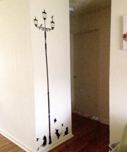 1 X Black Cat Design Picture Art Peel & Stick Wall Sticker DIY Vinyl Wall Decal Applique 33x60cm 19 8184qpuXndL