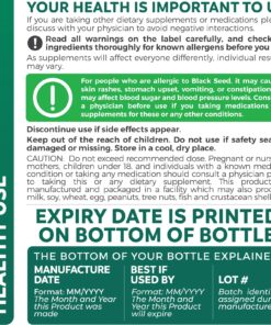 Black Seed Oil - 120 Softgel Capsules Skin Health (Non-GMO & Vegan) Cold-Pressed Nigella Sativa Producing Pure Black Cumin Seed Oil with Vitamin E - 500mg Each, 1000mg Per 2 Capsule Serving Capsules (120 Count) 27 8185yTEMOHL