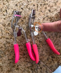 Silicone Eyelash Curler with Refill Pads & Satin Pouch Designed for No Pinching or Pulling and Perfect for Those with Straight Flat Lashes Wanting Dramatic Long Lasting Seamless Curls 48 8187pKUDTpL