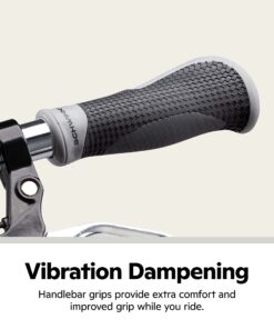 Schwinn Ergonomic Comfort Bike Grips, Fits Most Standard Bicycle Handlebars, Provide Extra Comfort and Improved Grip, Bike Parts and Accessories Black 29 81885Fg23qL