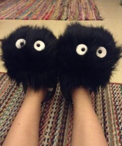 Totoro: Dust Bunny - Makkurokurosuke- Slippers (Pair) 11 81886ZXxXOL